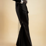 WOOL PINSTRIPE SWEATPANTS