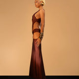 MAHOGANY CUTOUT SET