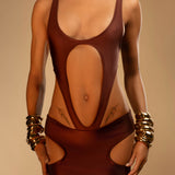 MAHOGANY CUTOUT SET