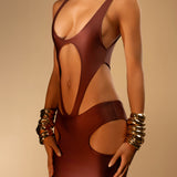 MAHOGANY CUTOUT SET