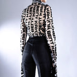 SHEER LOGO DRESS SHIRT