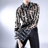 SHEER LOGO DRESS SHIRT