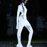 WHITE SCUBA BODYSUIT