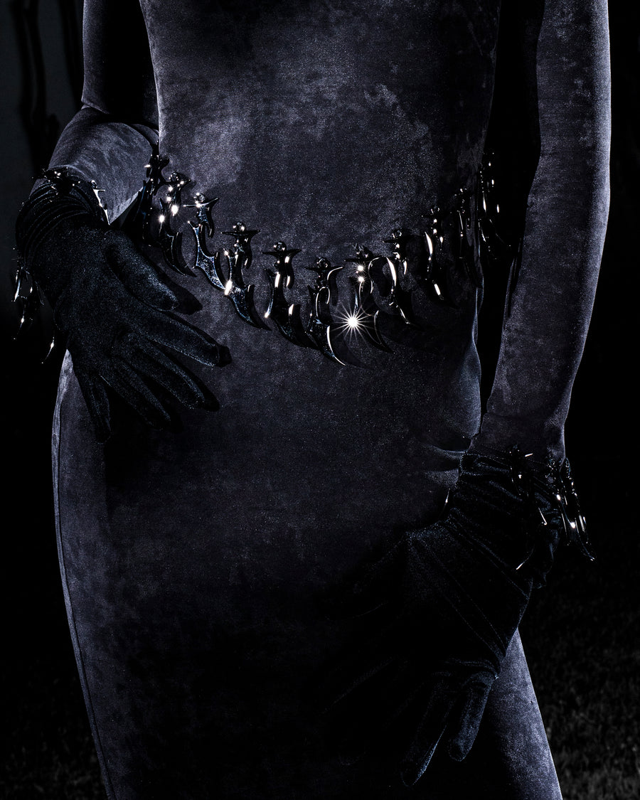 VELVET METAL SWORD DRESS