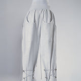 GRAY & WHITE SWEATPANTS