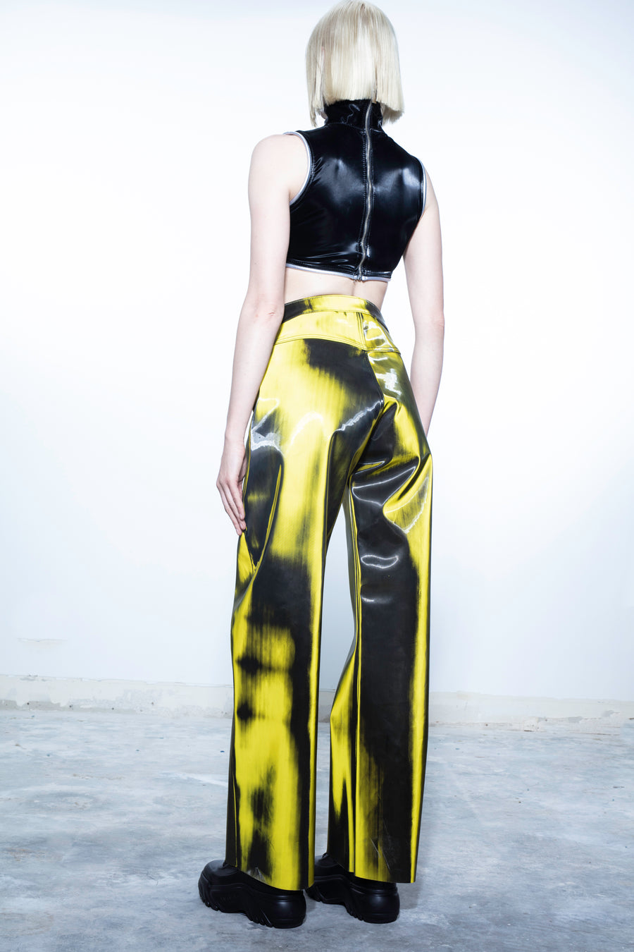 YELLOW COLOR SHIFTING PANT