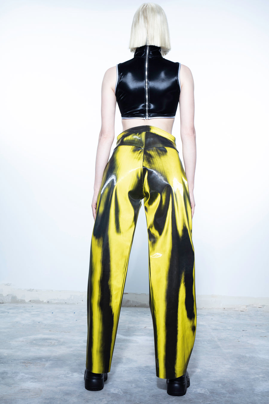 YELLOW COLOR SHIFTING PANT