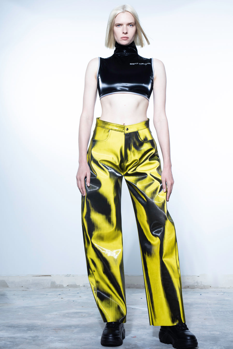YELLOW COLOR SHIFTING PANT
