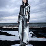 GRAY COLOR SHIFTING JACKET