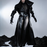OVERSIZED LEATHER TRENCH