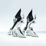 CHROME PATENT BOOT