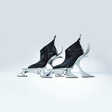 CHROME PATENT BOOT