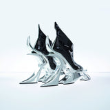 CHROME PATENT BOOT