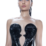 BLACK LIQUID BUSTIER